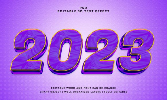 2023 3D Editable Text Effect: Instant Depth for Your Designs