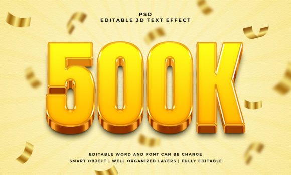 Instant Dimension: Using the 500k 3D Editable PSD Text Effect